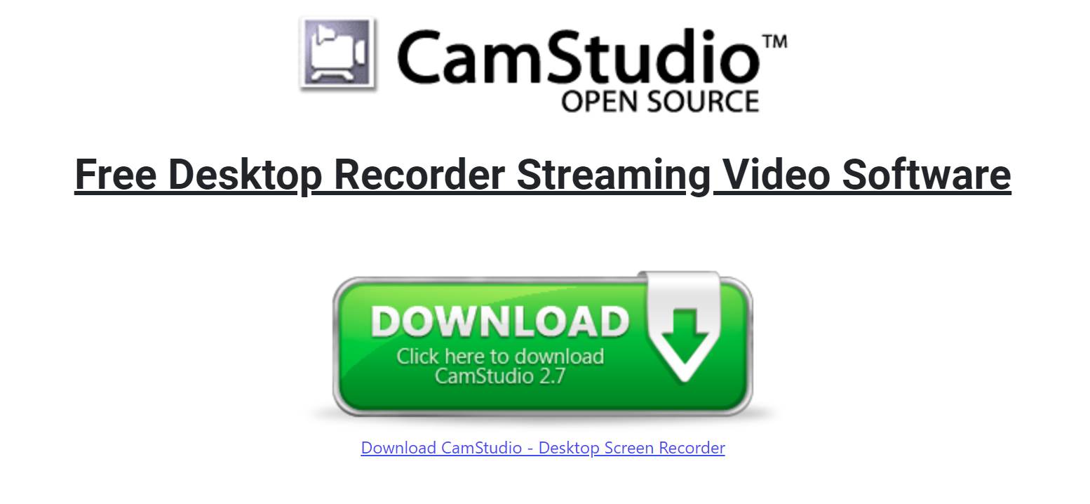 CamStudio – Opensource Video Recorder