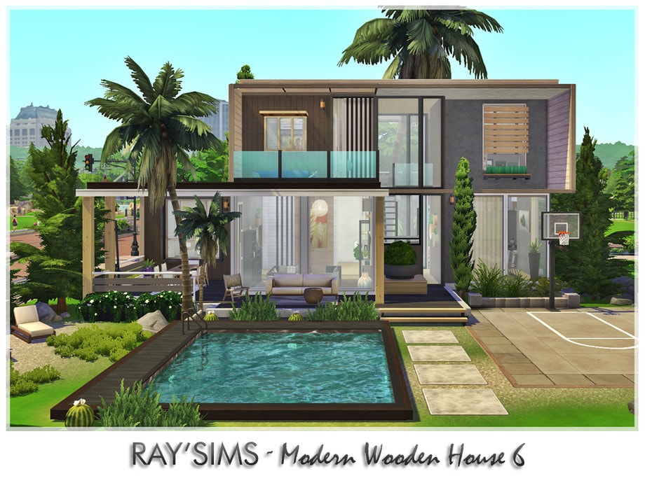 Modern Wooden House 6