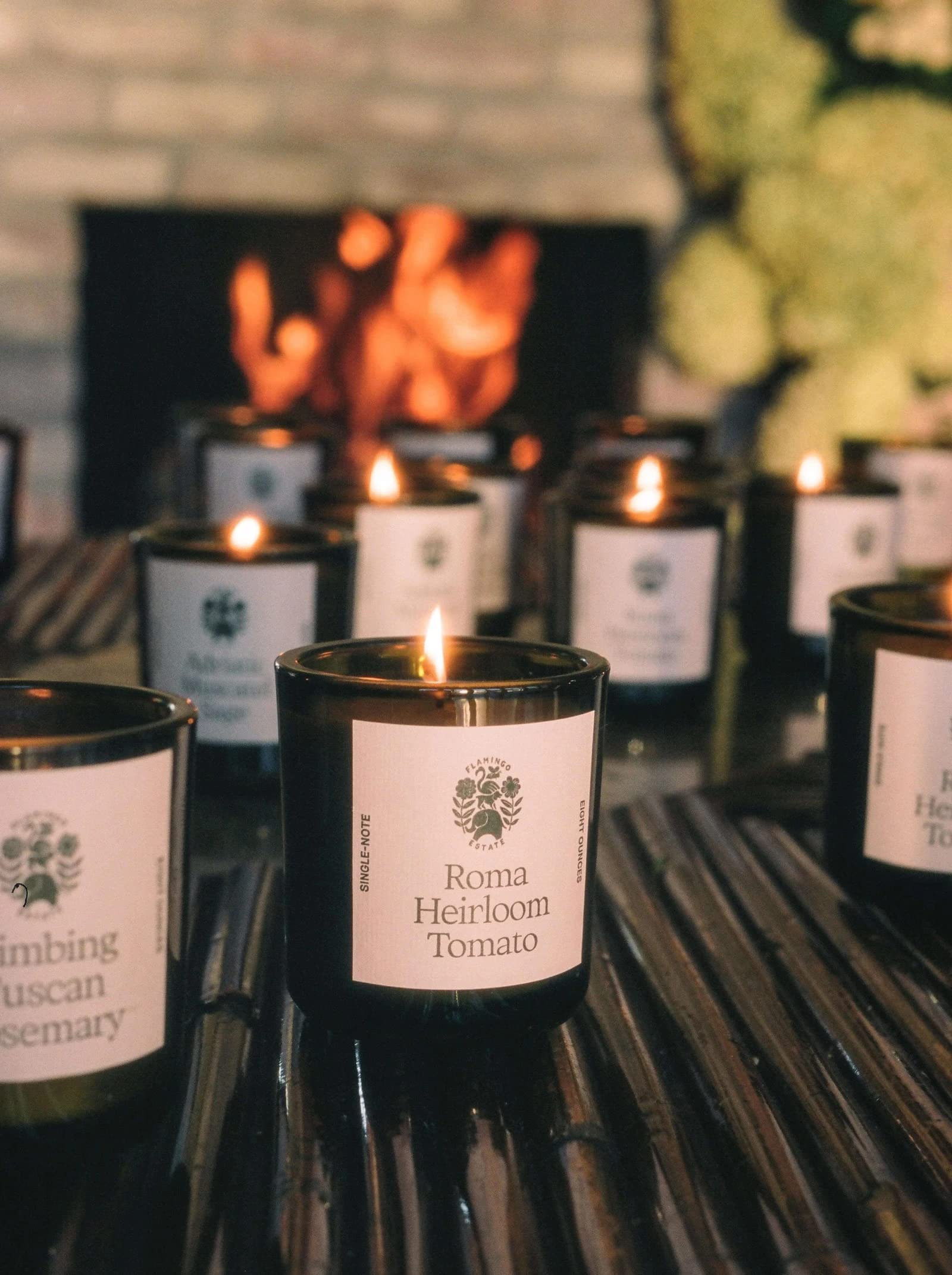 Flamingo Estate Tomato, Sage & Rosemary Scented Candles