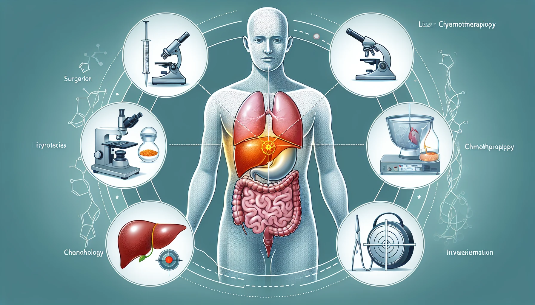 Illustration of tailored treatment strategies for liver metastasis