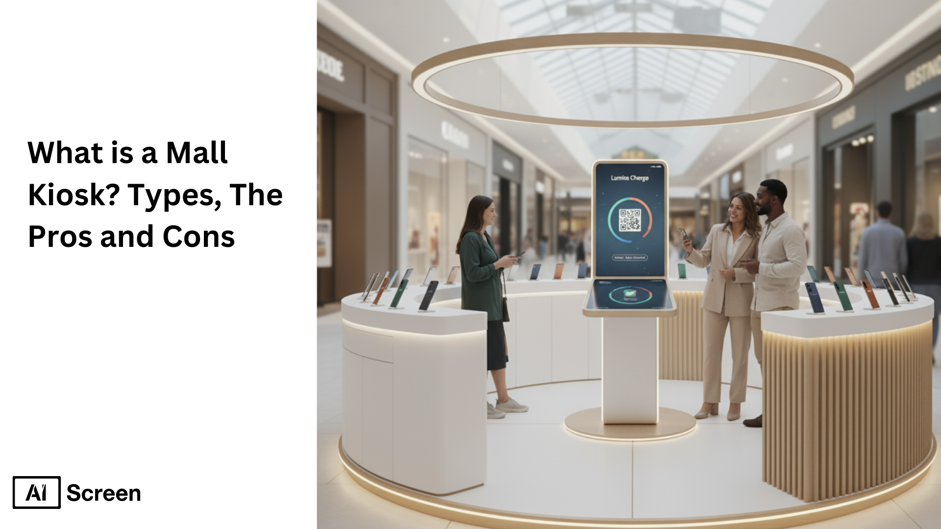 What is a Mall Kiosk and How Does it Work? 1 shopping mall kiosk