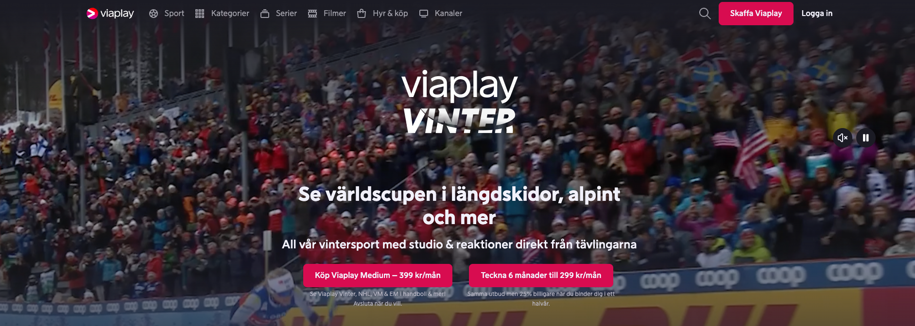 Se världscupen i längdskidor hos viaplay