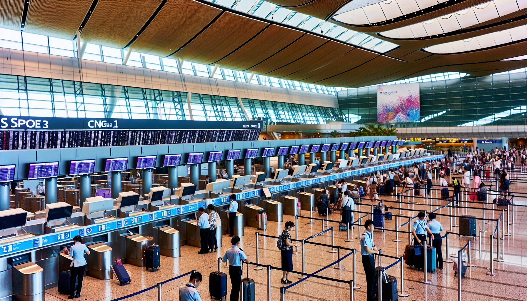 Lufthansa's Terminal B at Newark Liberty International Airport