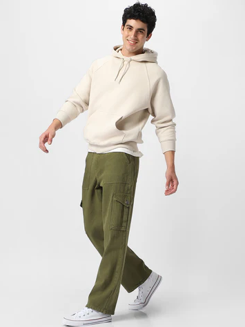 Green Cargo Pants for Men