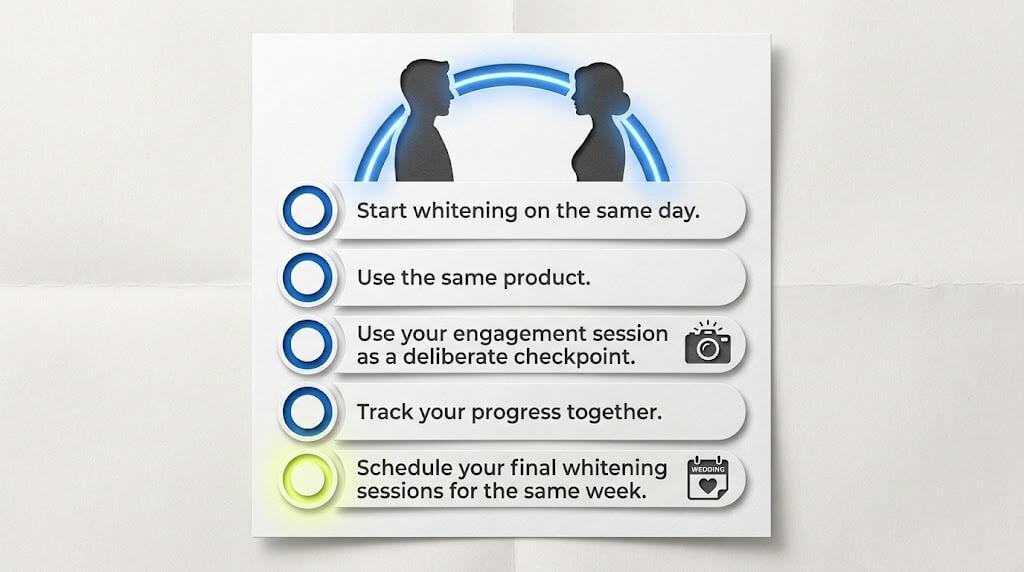 Couples Whitening: How to Coordinate Results for Photos