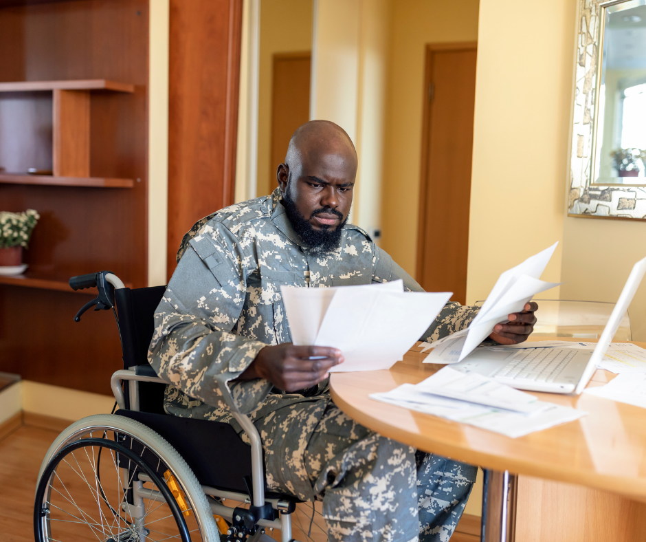 A picture of a veteran looking for an alternative insurance option for alcohol rehab