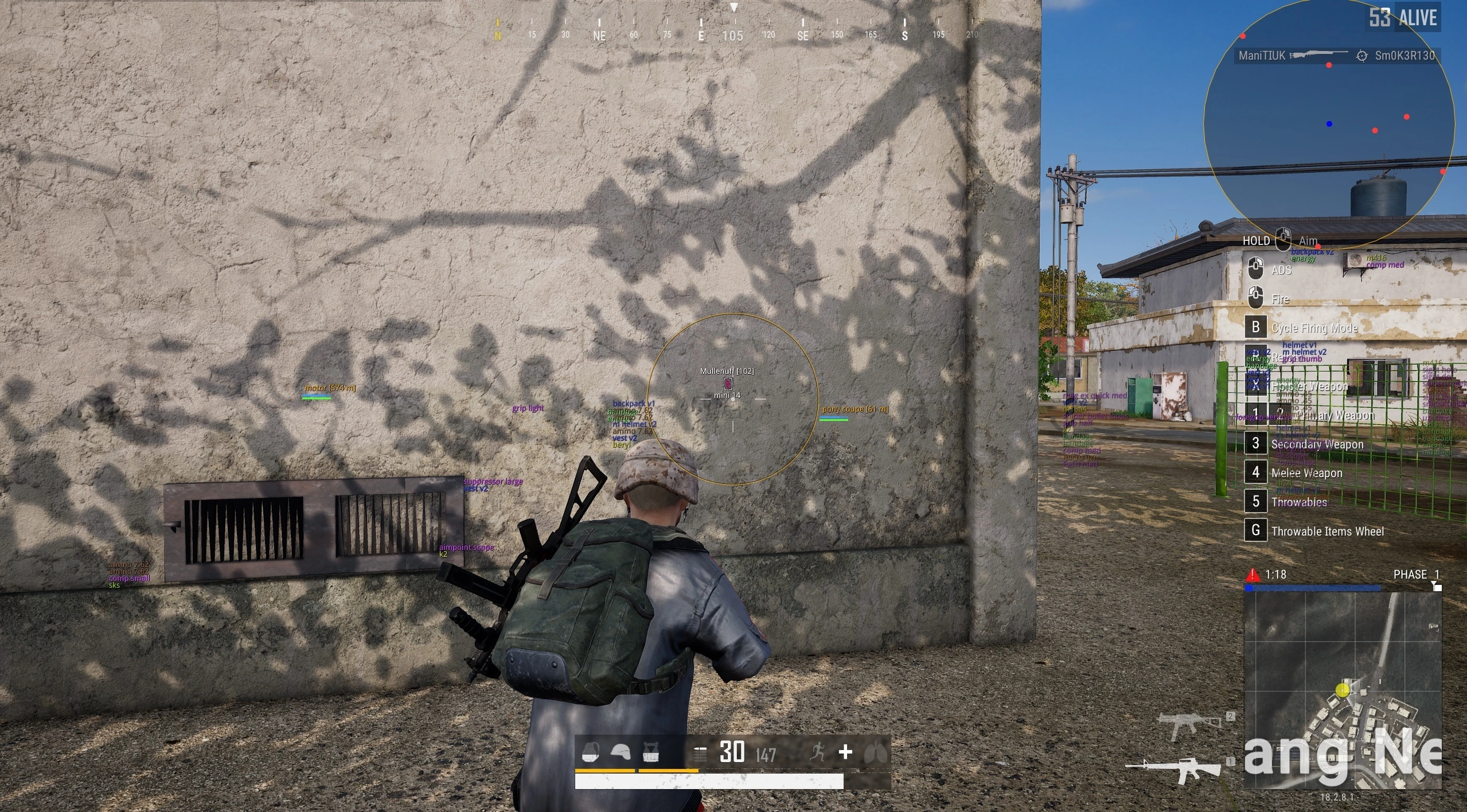 PUBG ESP visual illustration