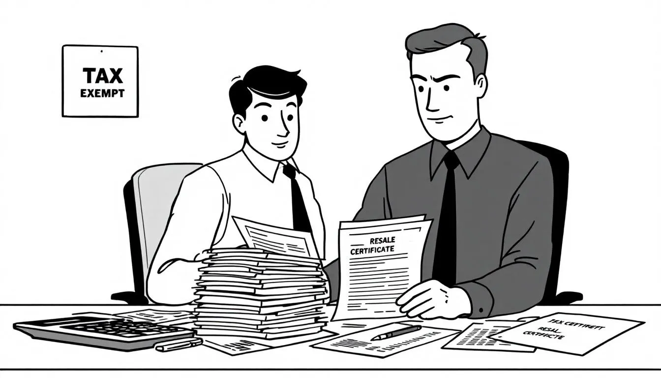 Common mistakes to avoid when using a resale certificate.