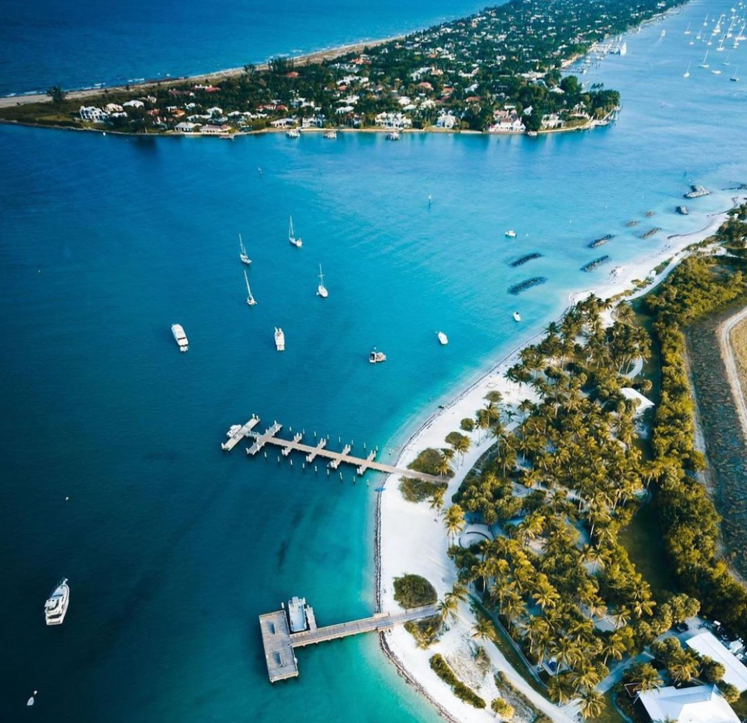 Lake Worth Inlet view from plane. Credits to singerislandscenes on Instagram.