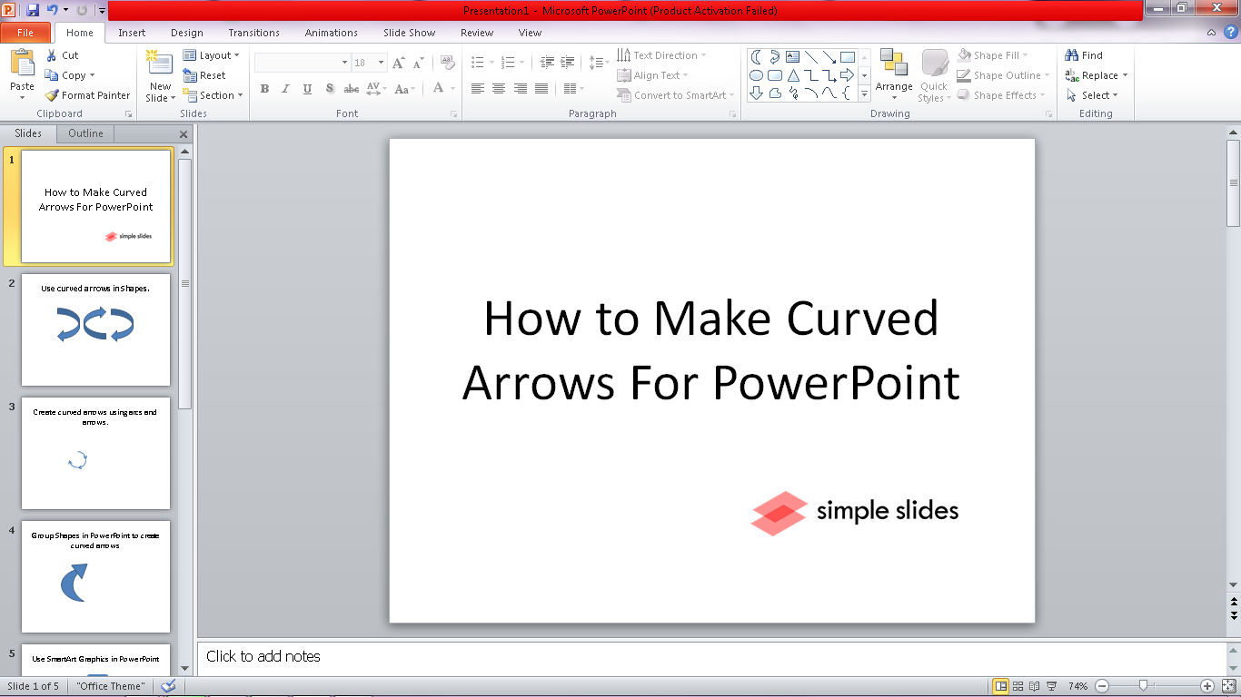 Open a PowerPoint presentation on your computer