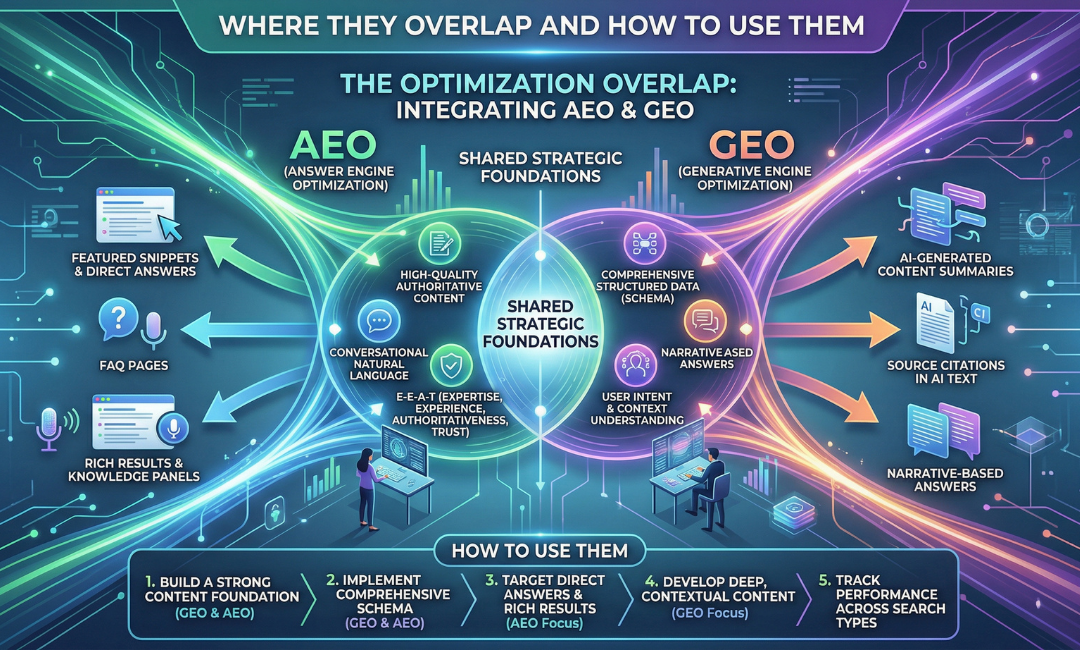 Where They Overlap and How to Use Them
