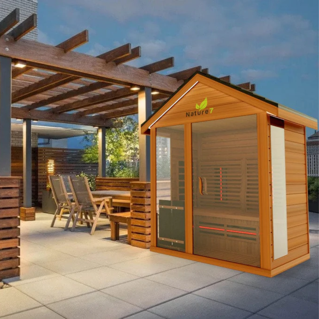 Image of the best outdoor saunas.