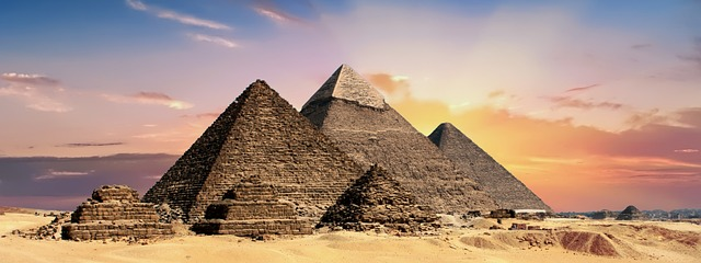 pyramids, egypt, egyptian