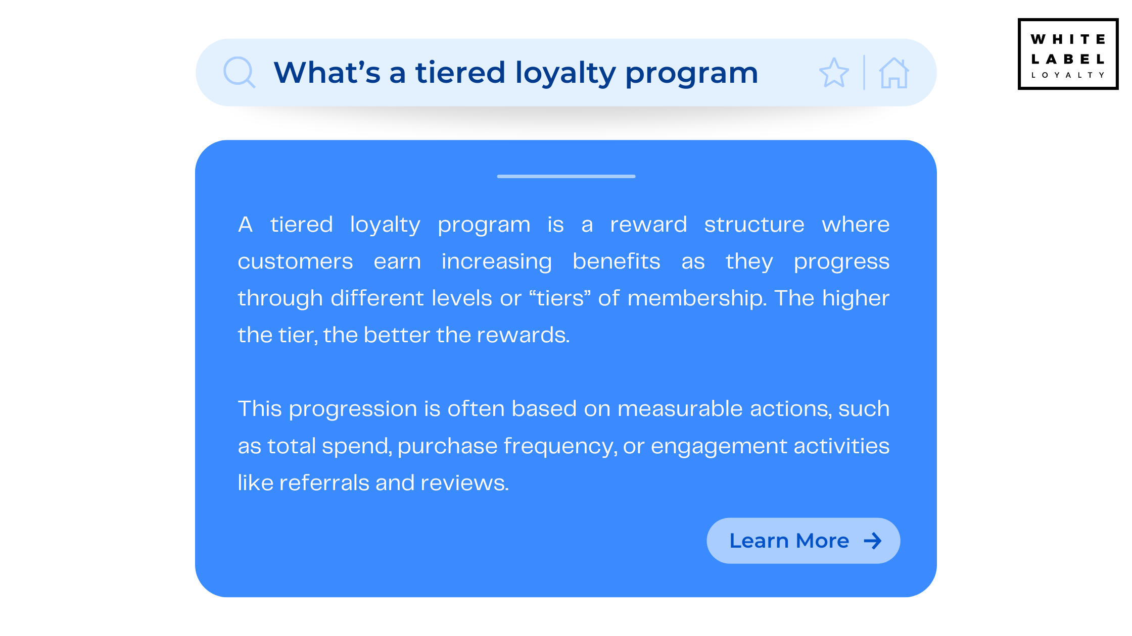What are tier based loyalty programs
