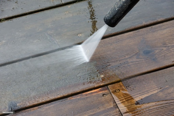 drying time after pressure washing deck
