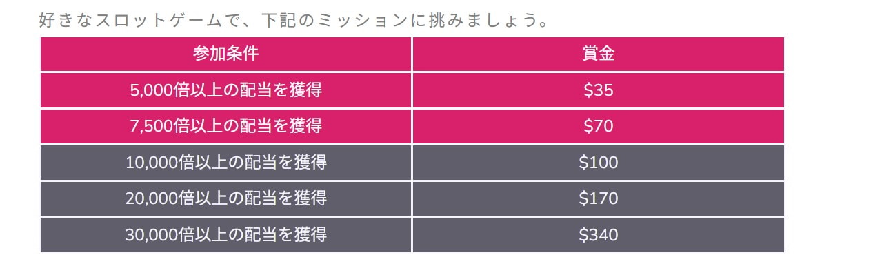 ミラクルカジノ勝利者プログラム スロット
