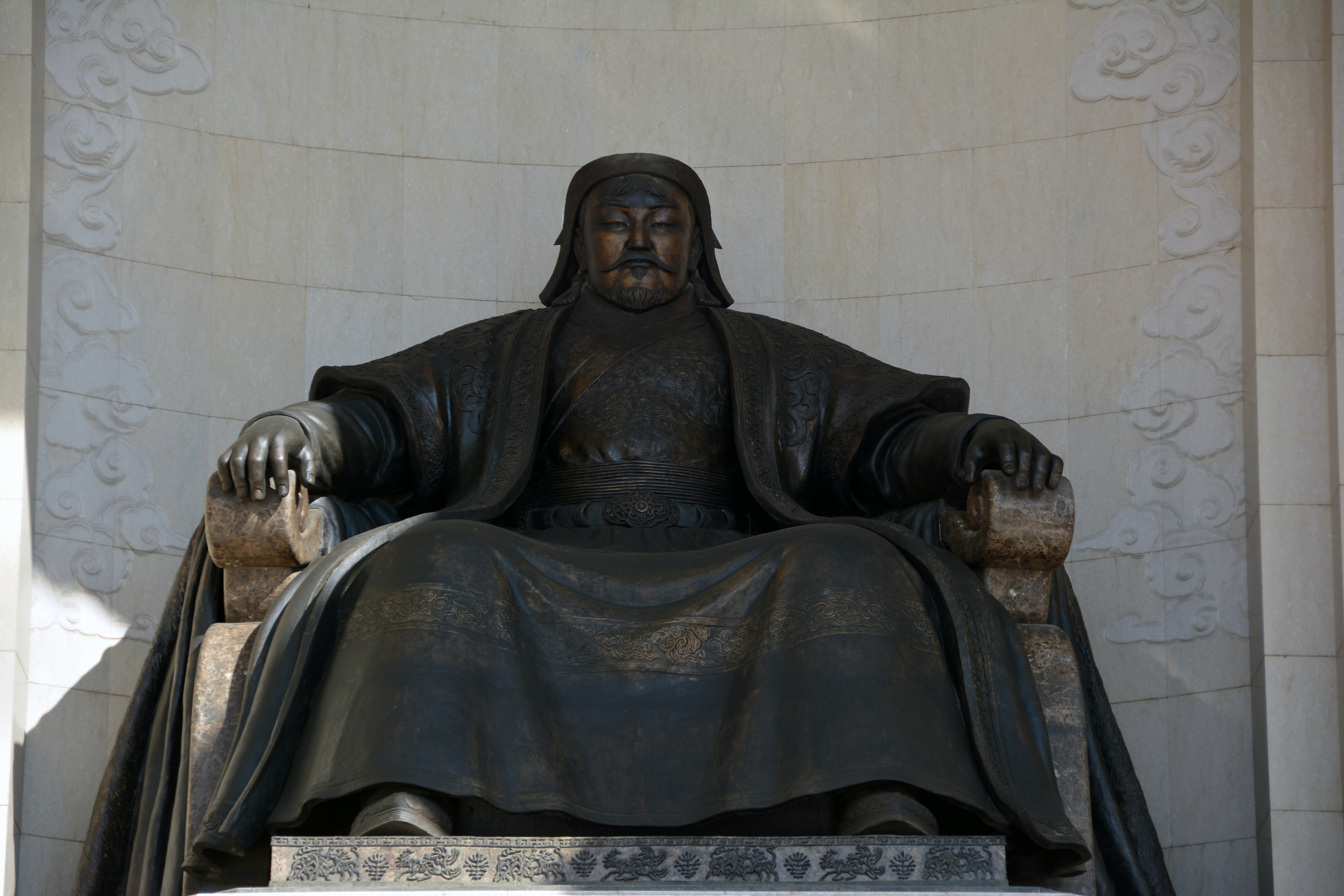 An image depicting Genghis Khan, the legendary leader who played a vital role in uniting the Mongolian tribes.