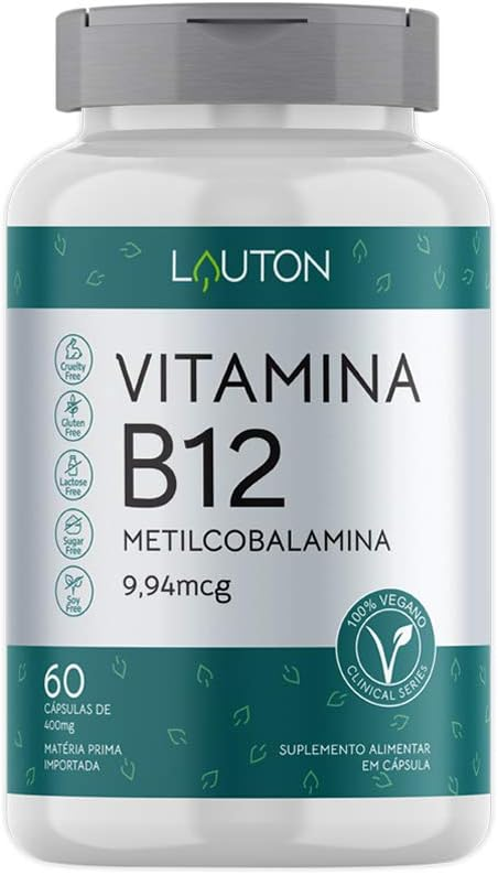 Vitamina B12 da Lauton Nutrition. Fonte da imagem: site oficial da marca.