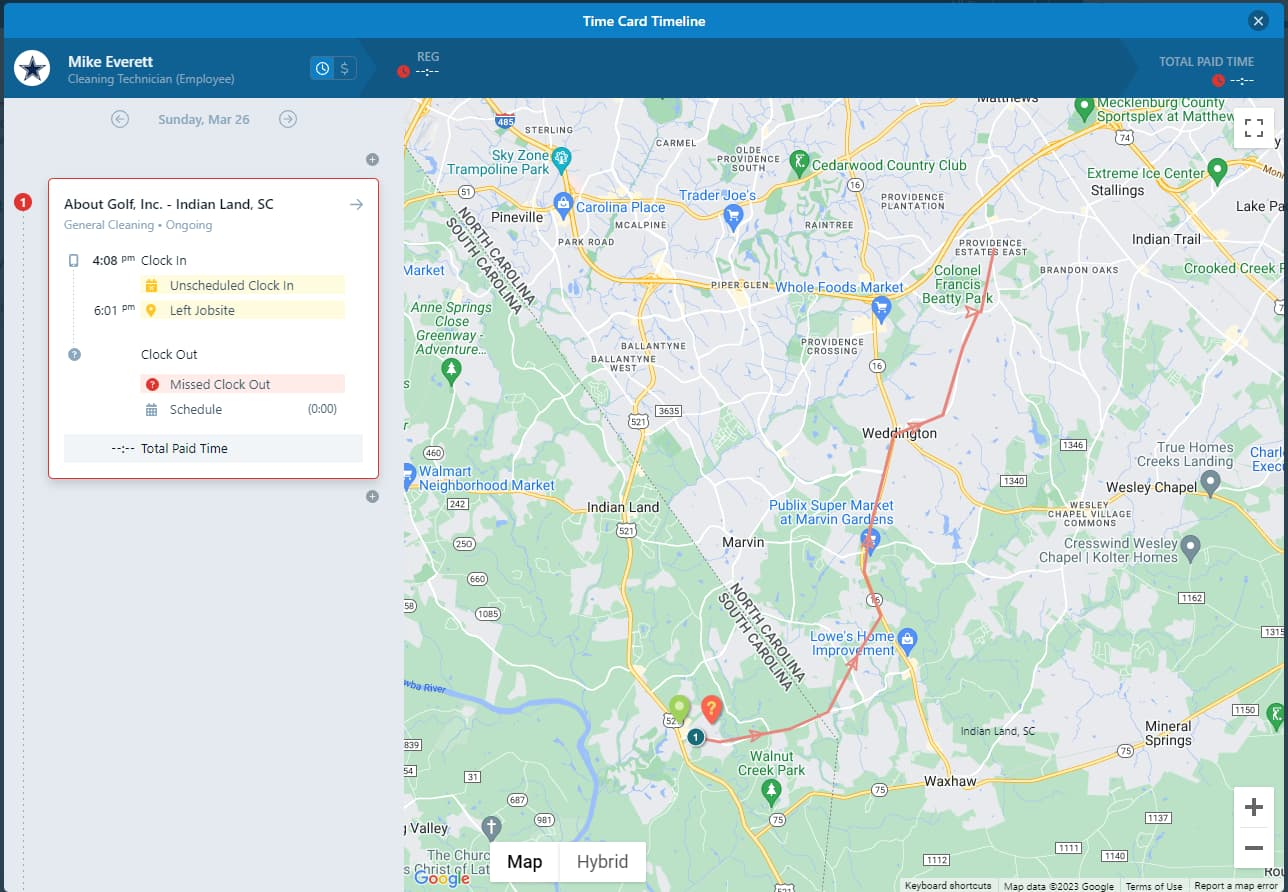 see where employees are in the field with gps time tracker
