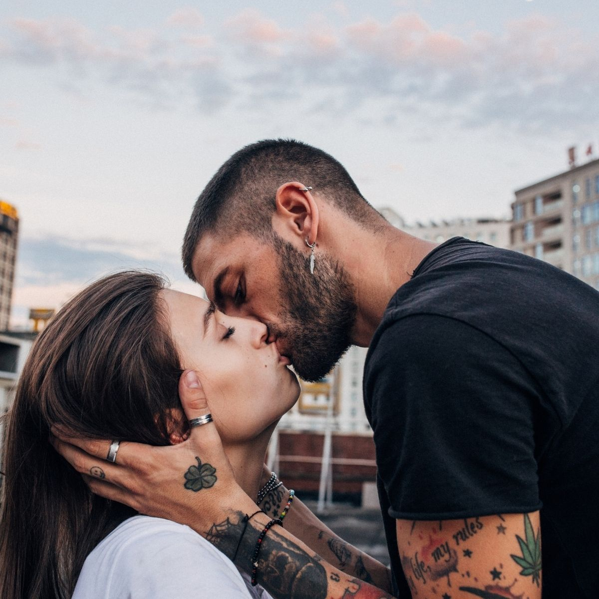 Couple Kissing: His ideal girl based on zodiac signs