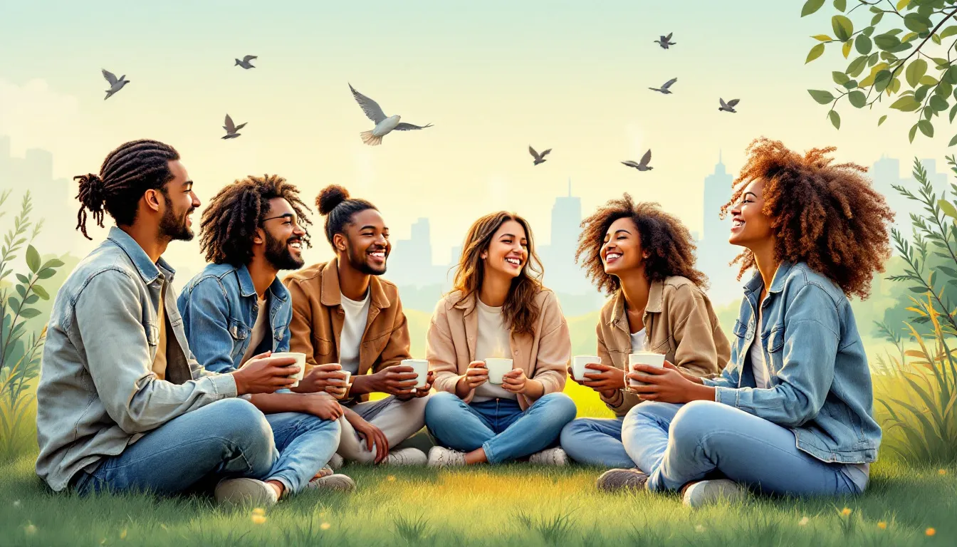 A first stop smoking session in progress, showing participants engaged in a supportive environment.