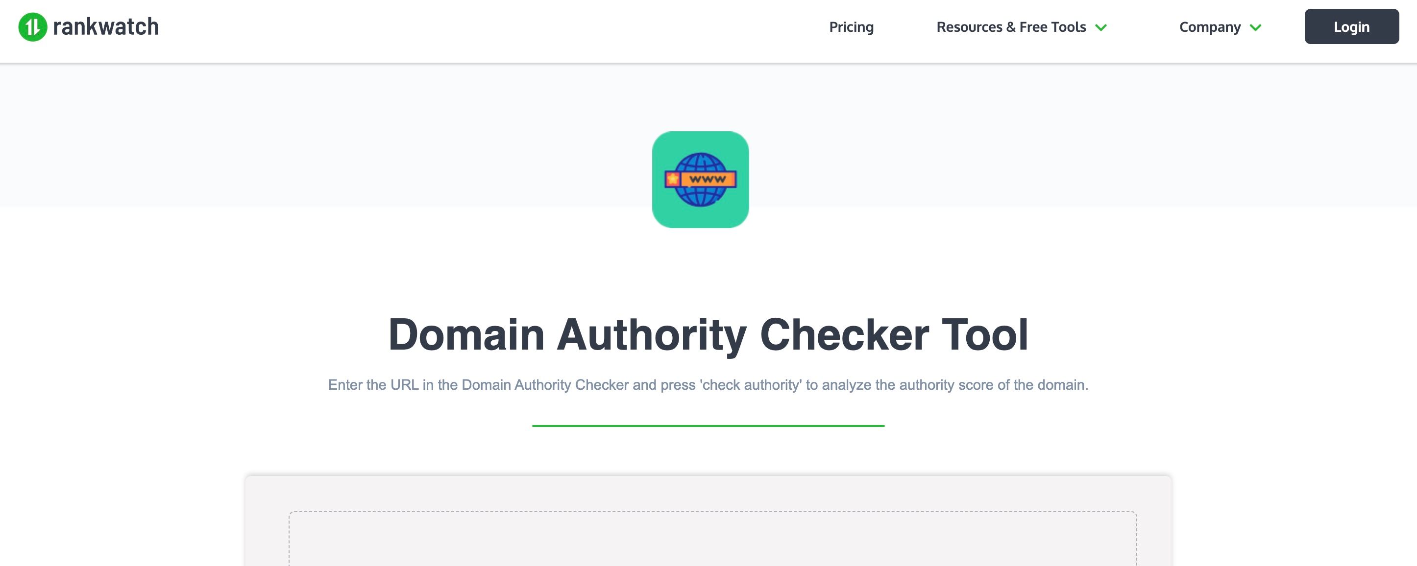 Domain Authority Score Checker