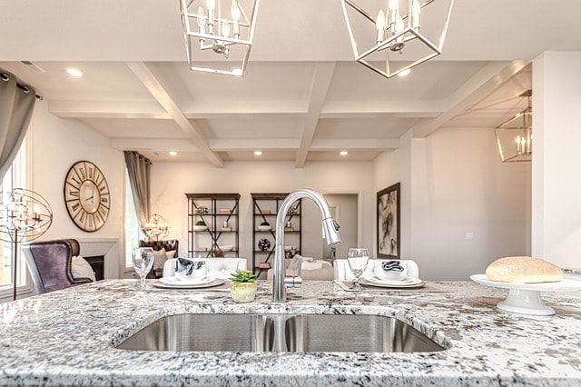 kitchen, island, sink
