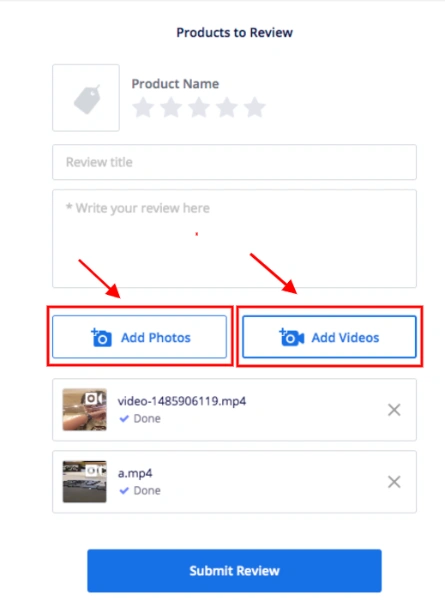 Collect and Display Photo Reviews