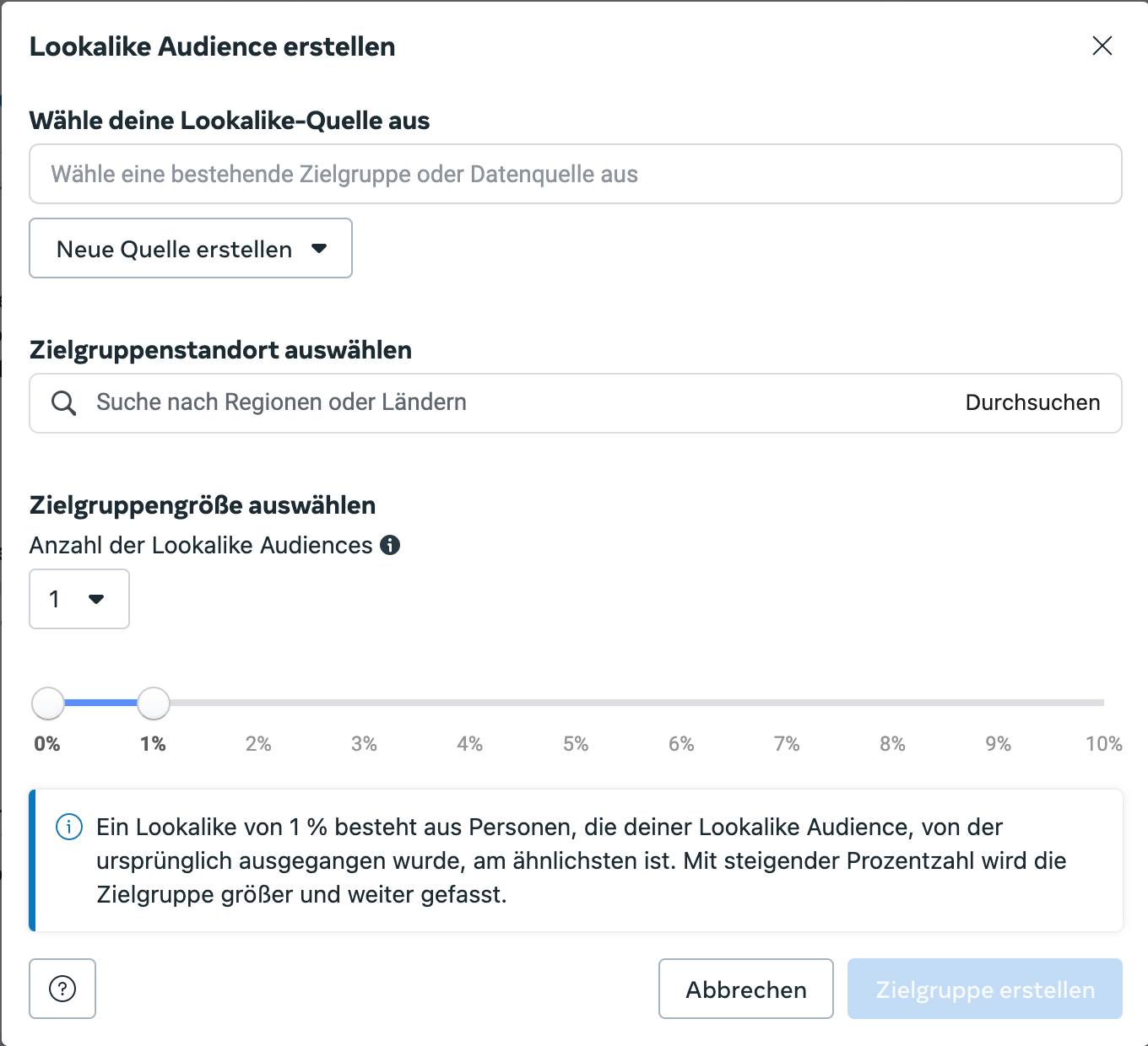 Lookalike Audience auf Facebook erstellen