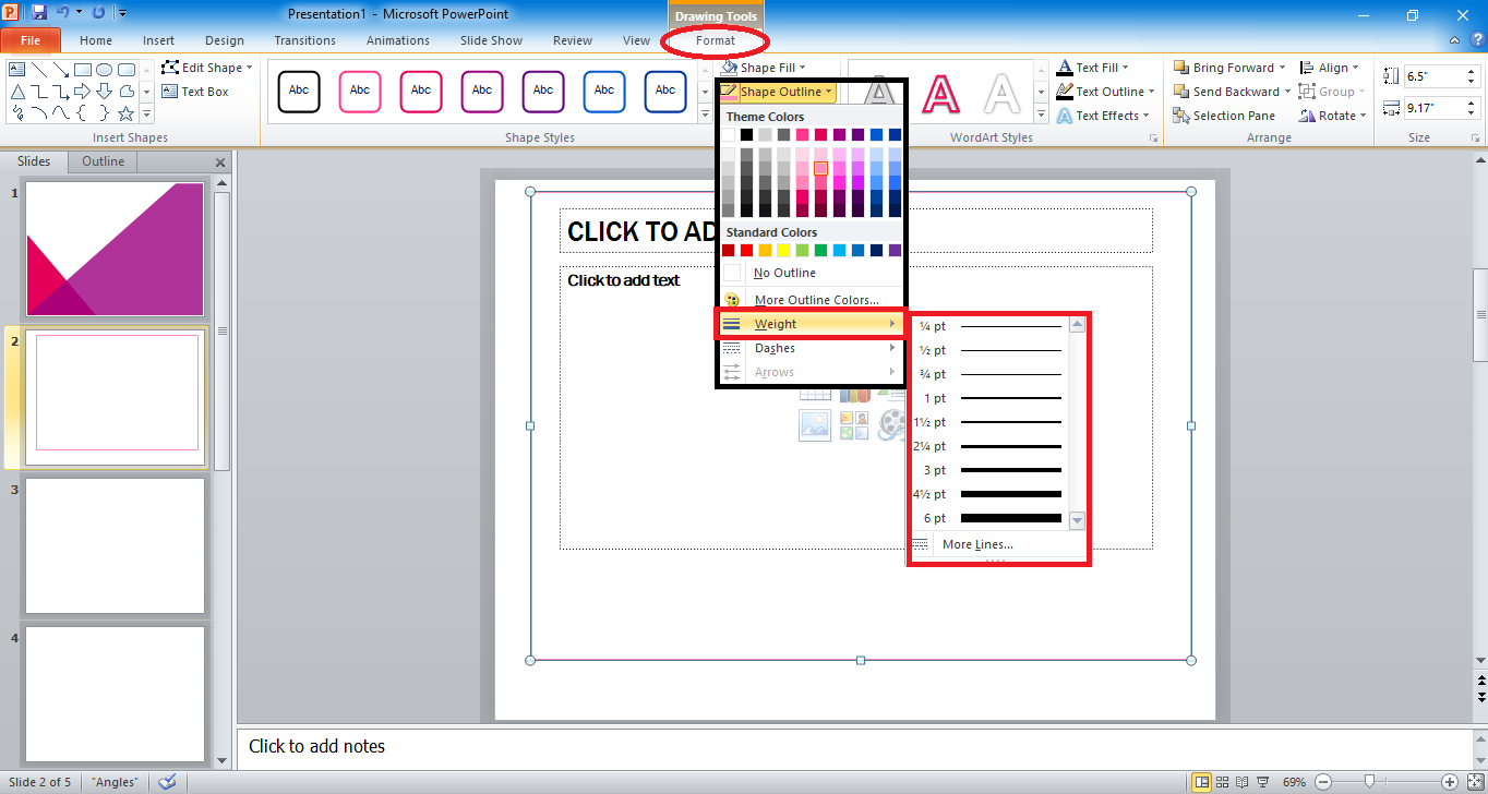 Change Table Border Colors In Powerpoint at Ma Lal blog