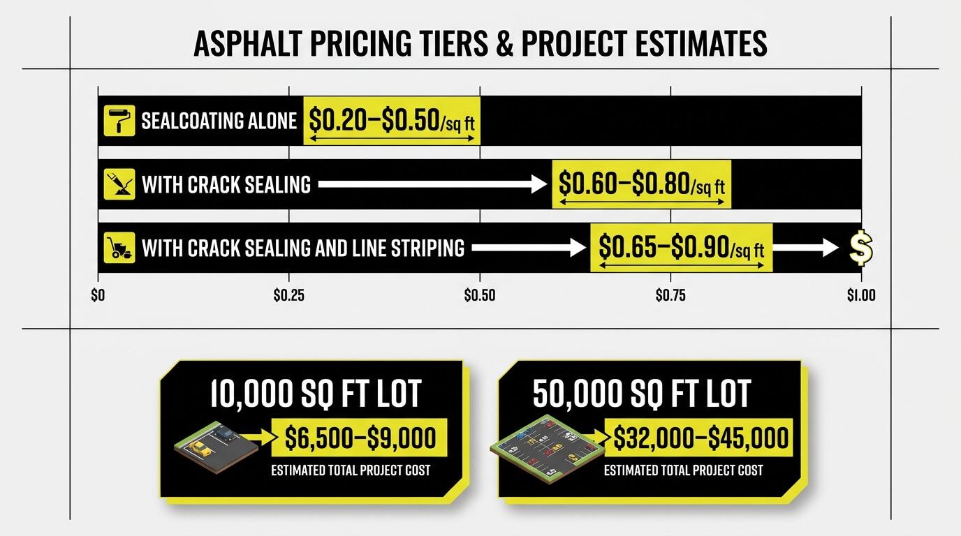 How Much Does Sealcoating Cost Per Square Foot?