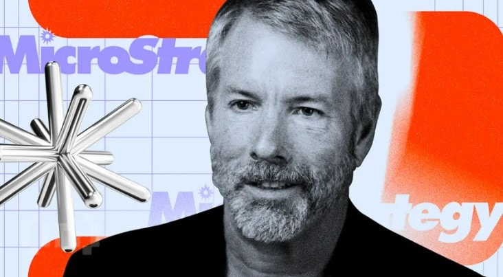 An image of Michael Saylor, co-founder of MicroStrategy.