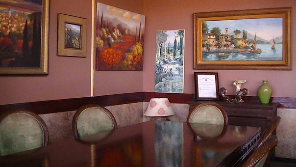 European furniture, classic interior decor 
