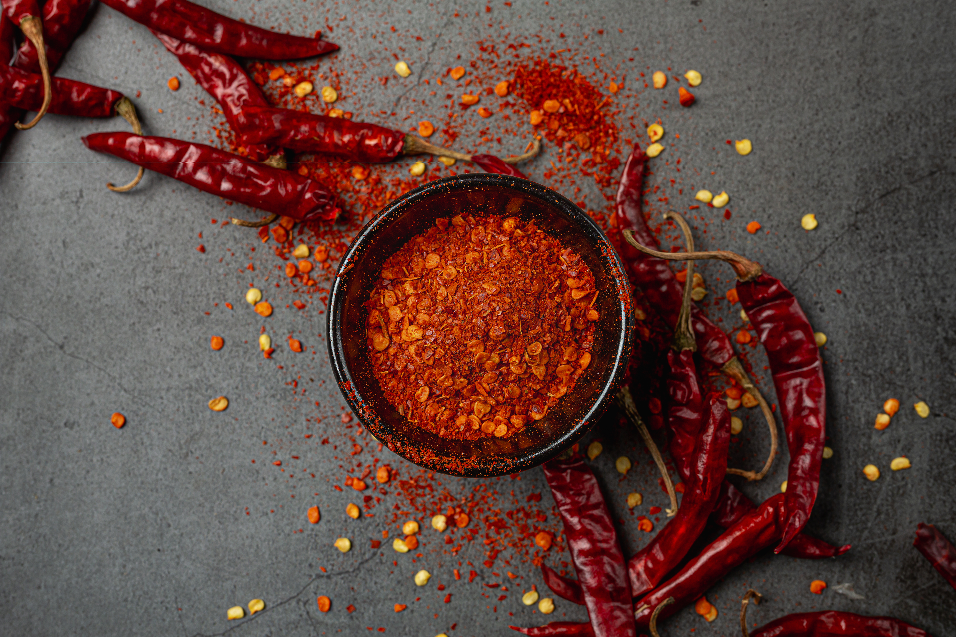 Red chilli irritates your taste buds and improves your heart health.