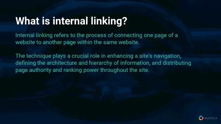 what is internal link building?