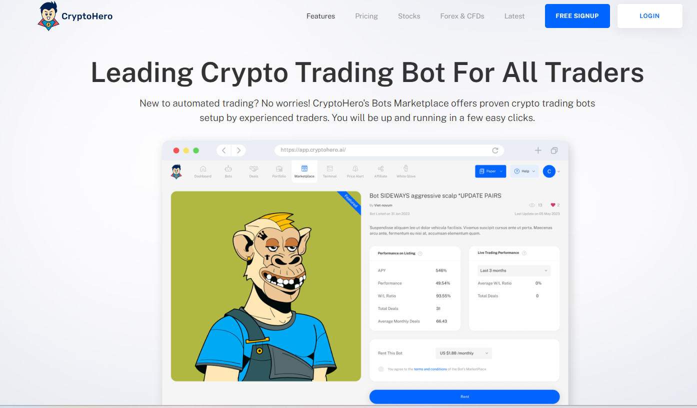 CryptoHero: Crypto Trading Bot