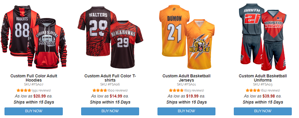 personalized jerseys