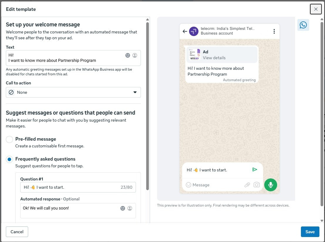 Facebook Lead Ads to WhatsApp: The Complete Playbook (2026) 8 Message templates