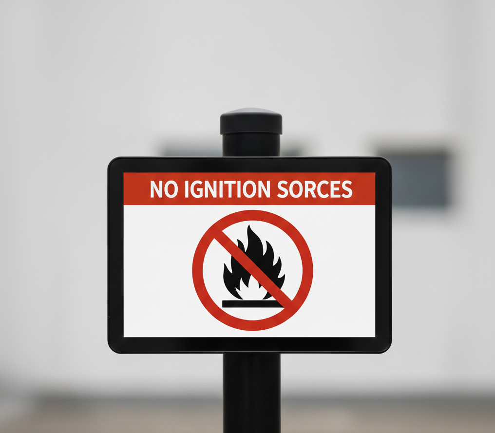 no ignition sources