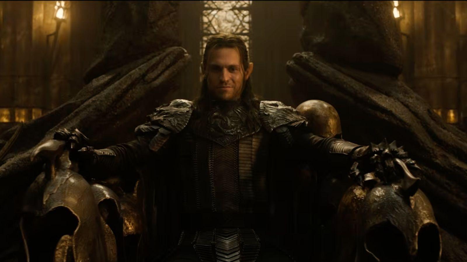 Charlie Vickers as Sauron in Lord of the Rings: The Rings of Power Season 3 Trailer
