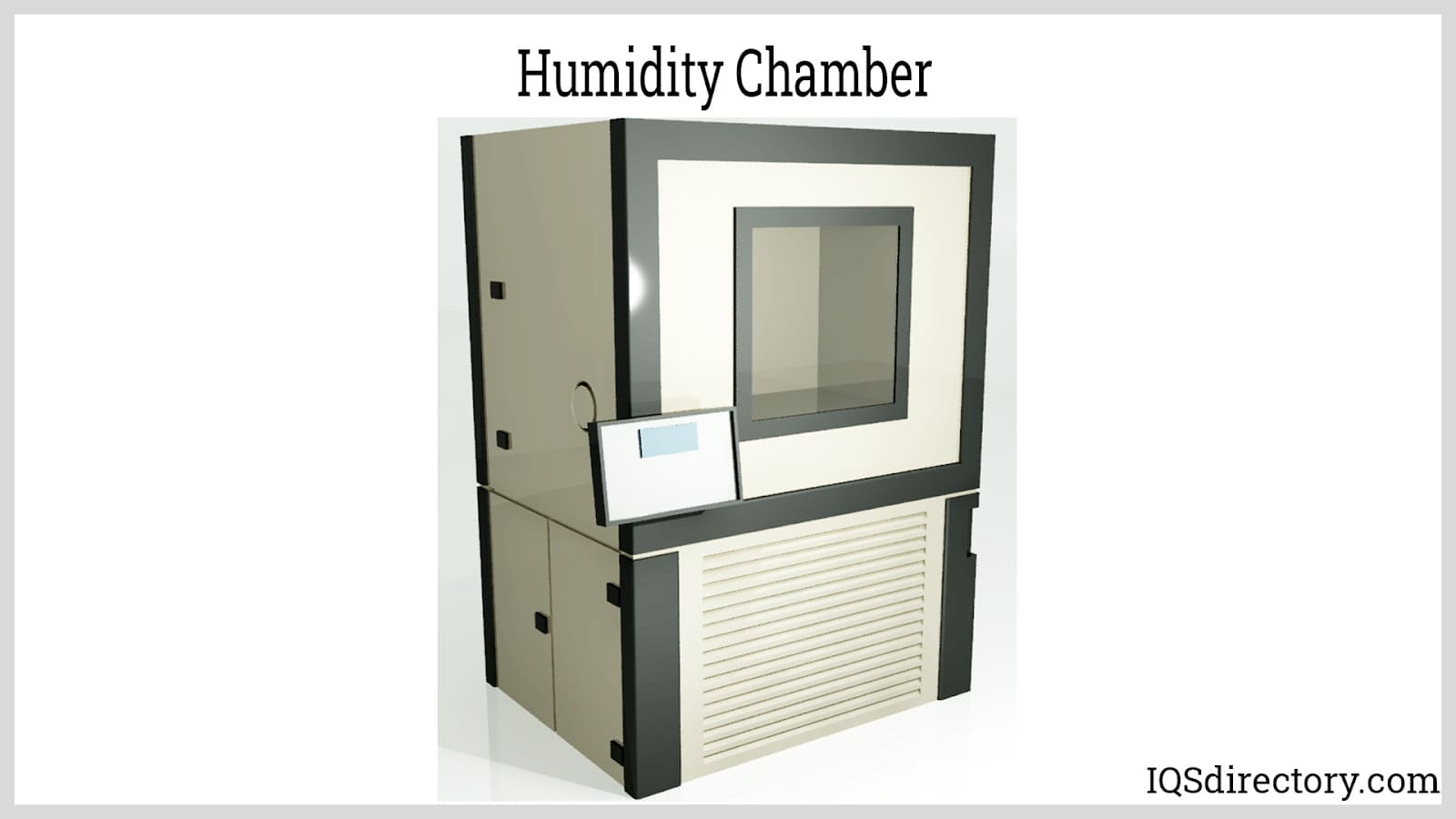 Illustration of a humidity test chamber