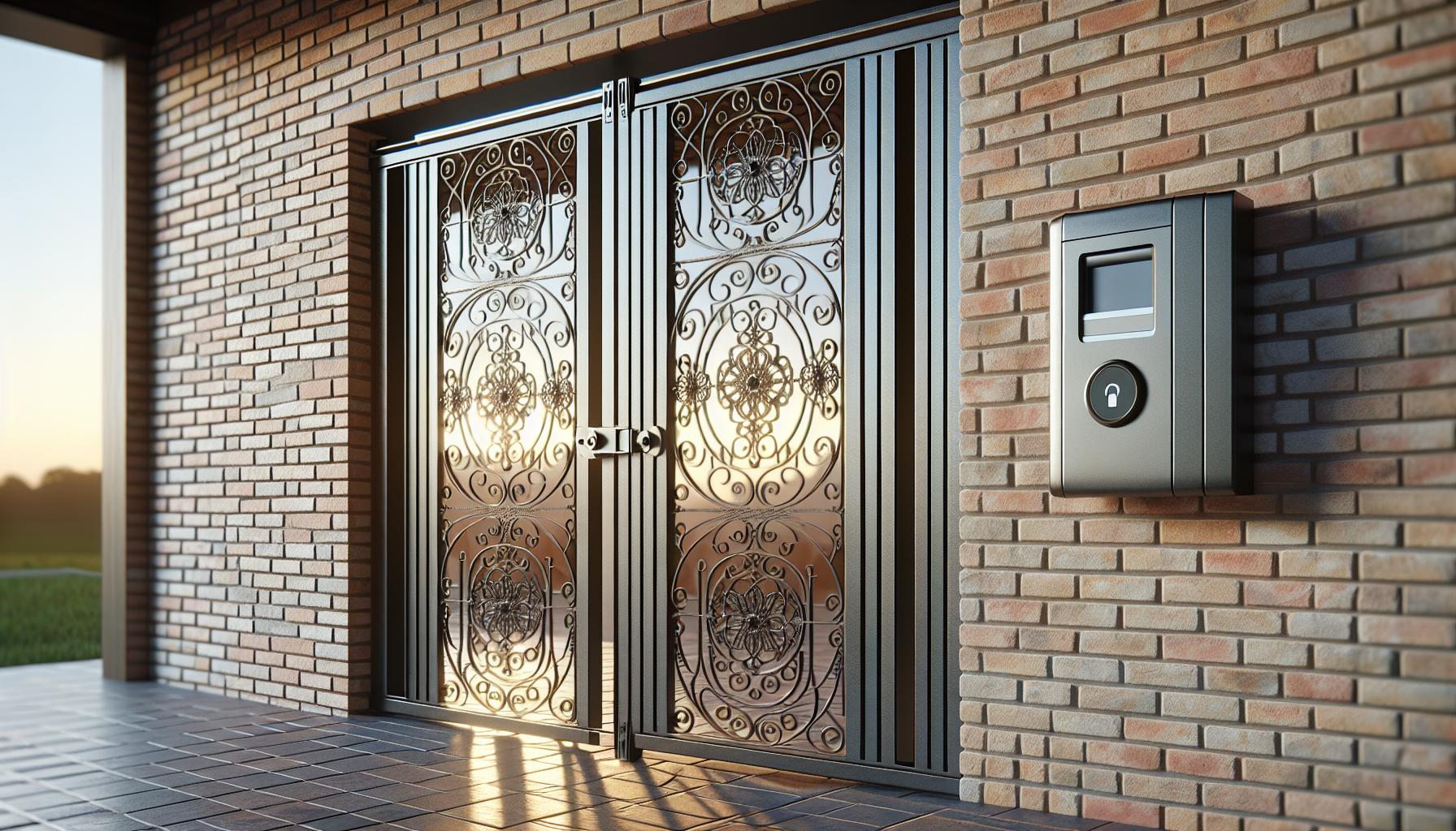 Strengthening entry points with folding door security gates