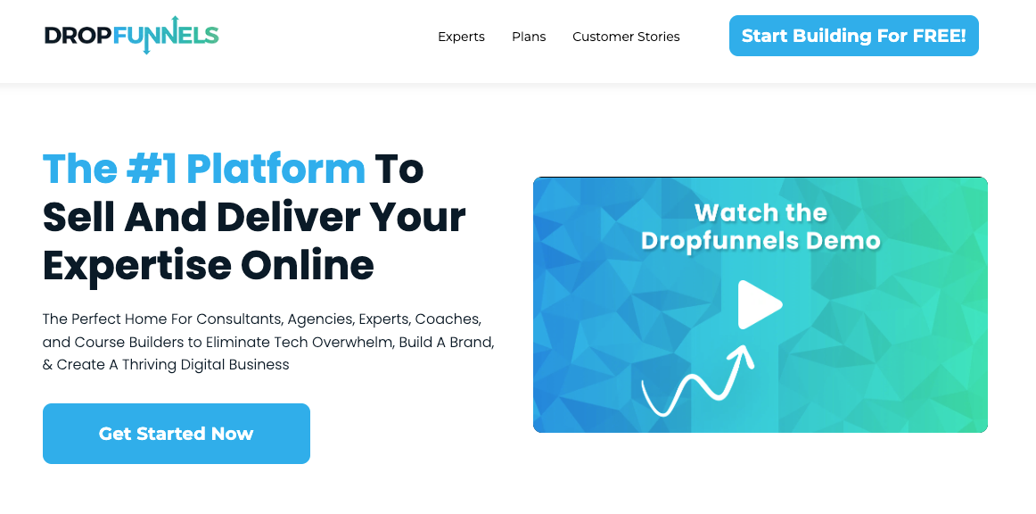 Dropfunnels sales funnel software