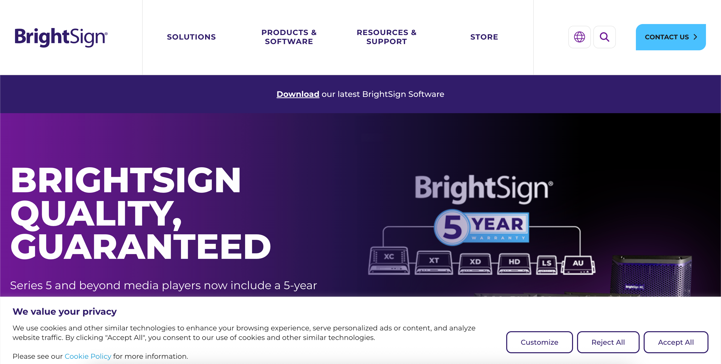 9 Best Digital Signage Companies 3 brightsign