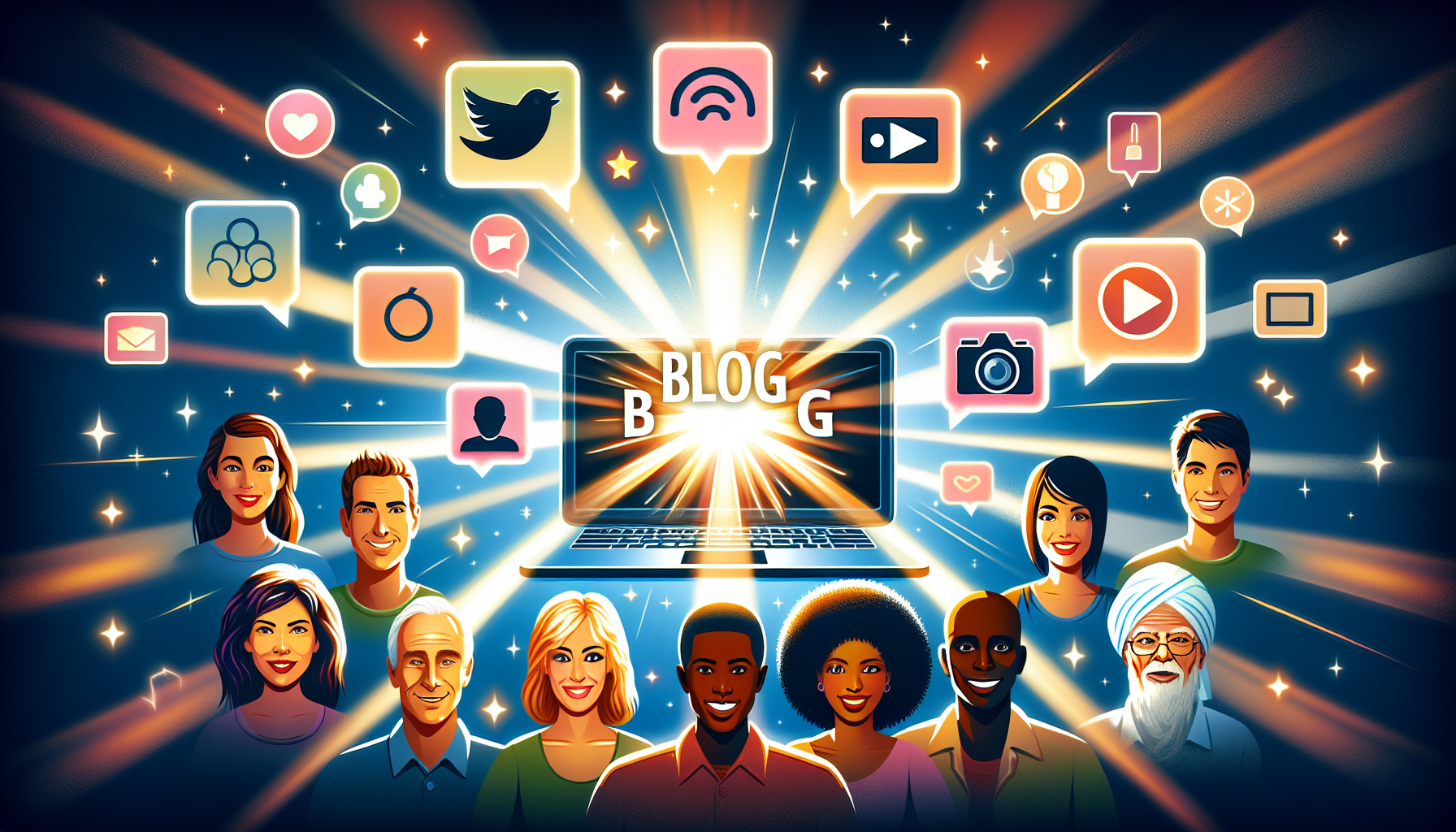 Illustration of the impact of blogging on brand awareness