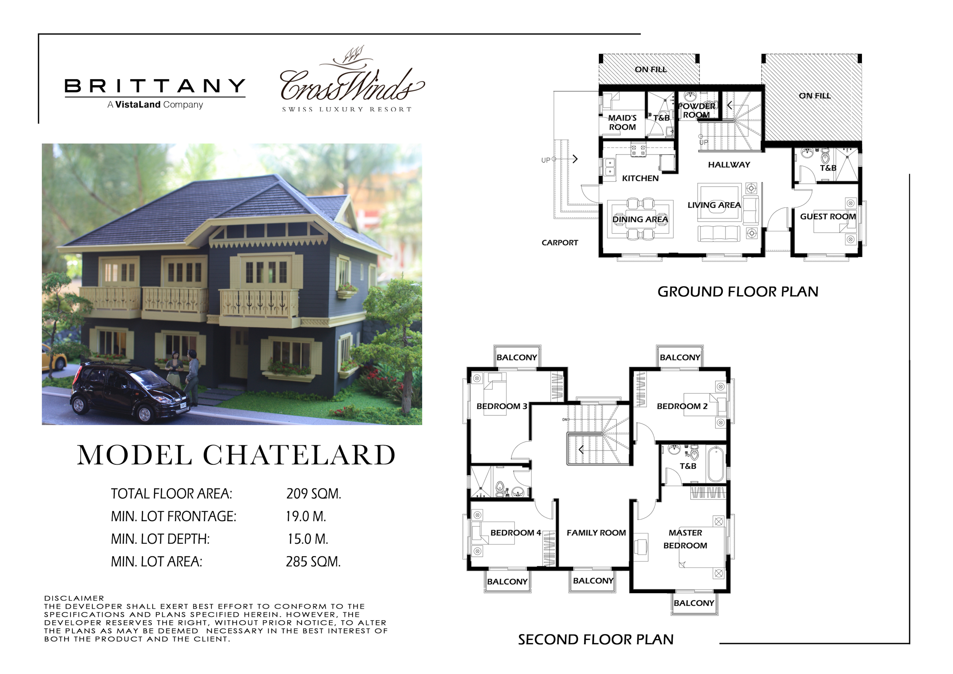 floor plan photo of Chatelard luxury home