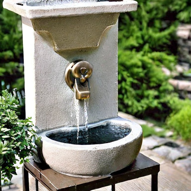 Soothing water fountain