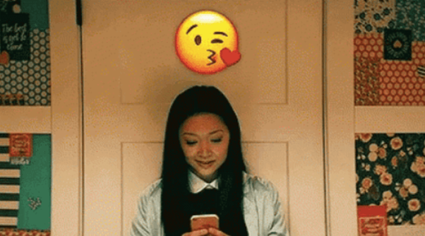 A young girl sending cute texts to her crush https://www.sweetyhigh.com/read/cute-text-messages-for-crush-012219