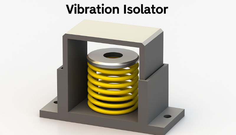 Vibration isolator is the most cost effective solution to cover wide temperature range