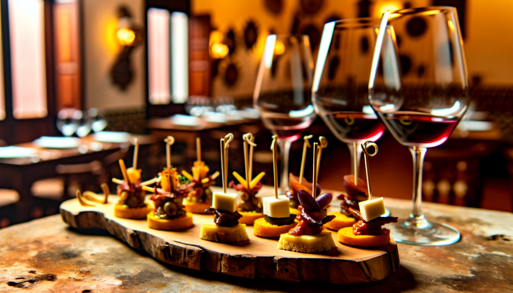 Pintxos y vinos canarios en Vegueta